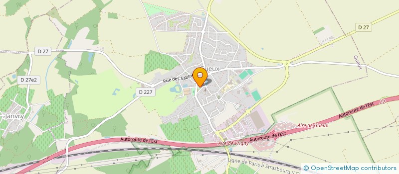 localisation de l'entreprise SCI DU CHATEAU  GUEUX