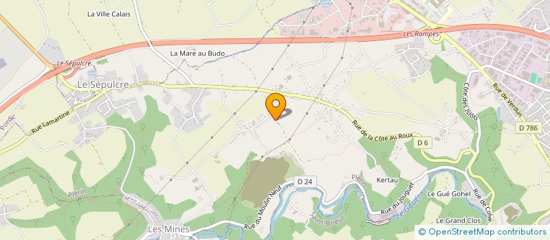 localisation de l'entreprise SCI DU CHATEAU  PLERIN