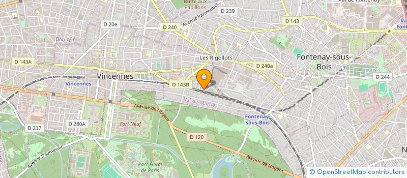 localisation de l'entreprise SCI DU CHATEAU à VINCENNES