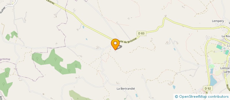 localisation de l'entreprise SCI DU CHATEAU  LAUTREC