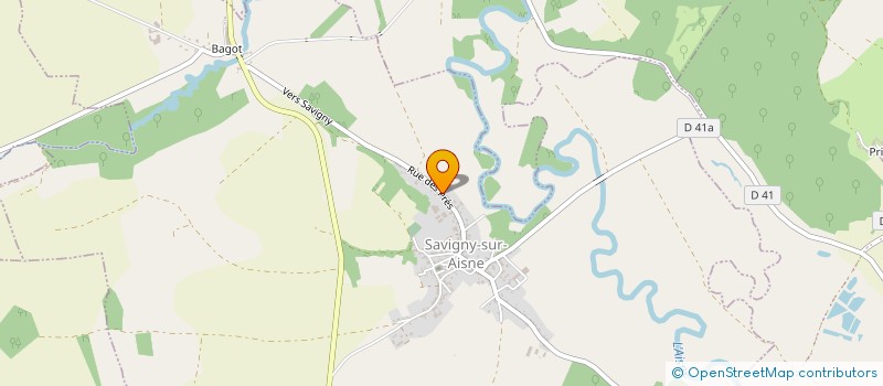 localisation de l'entreprise SCI DU CHATEAU  SAVIGNY-SUR-AISNE