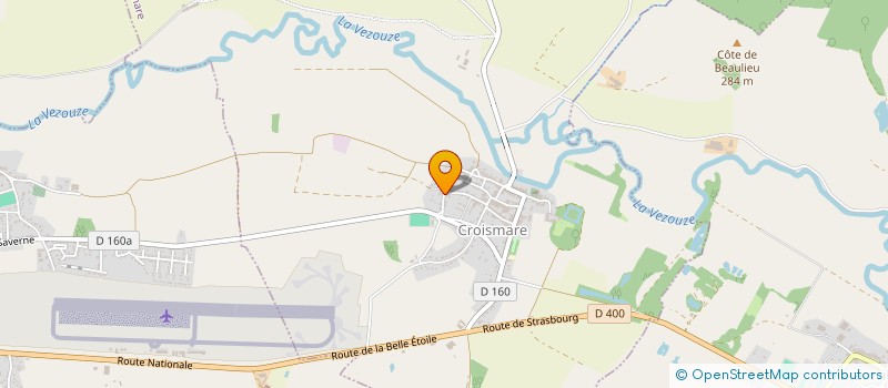 localisation de l'entreprise SCI DU CHATEAU  CROISMARE