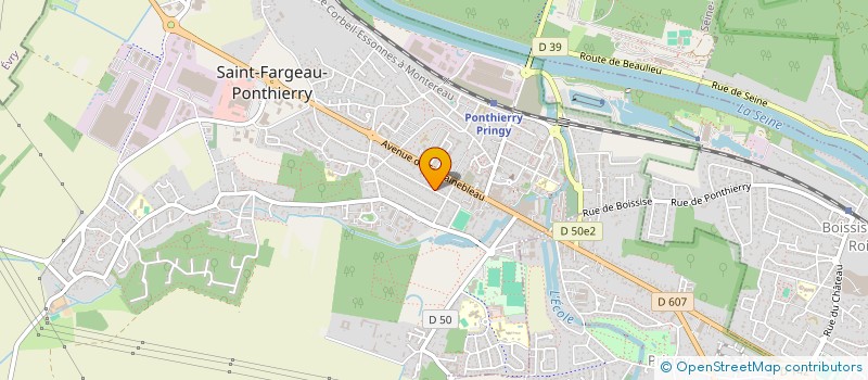 localisation de l'entreprise SCI DU CHATEAU  SAINT-FARGEAU-PONTHIERRY