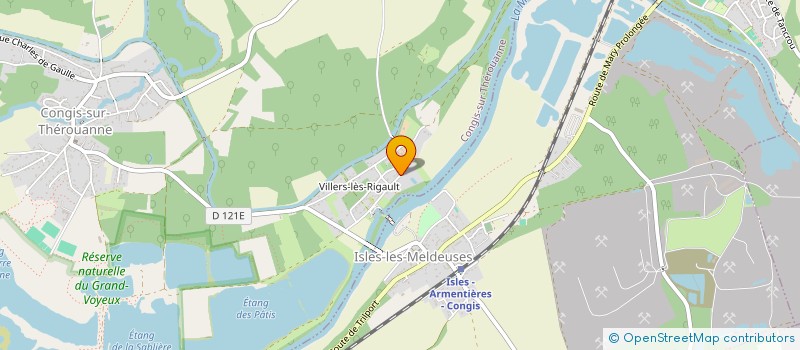 localisation de l'entreprise SCI DU CHATEAU  DHUISY