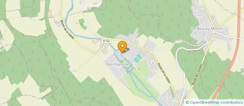 localisation de l'entreprise SCI DU CHATEAU  NORMANVILLE