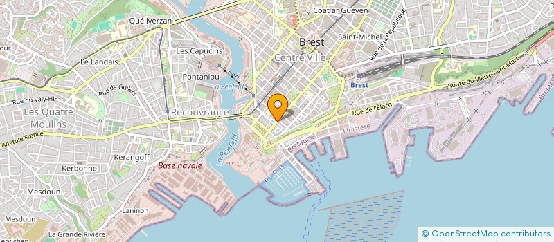 localisation de l'entreprise SCI DU CHATEAU  BREST