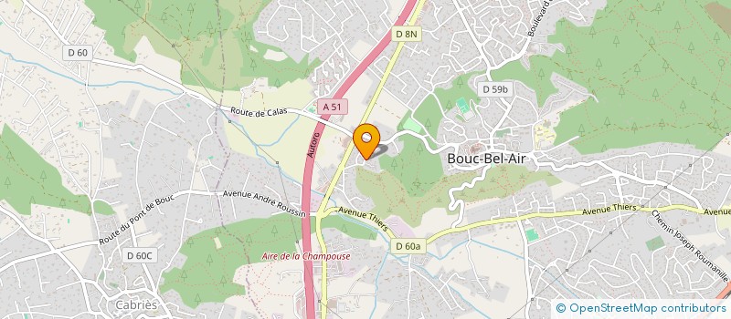 localisation de l'entreprise SCI DU CHATEAU à BOUC-BEL-AIR