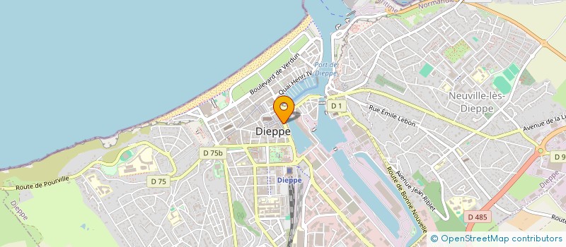 localisation de l'entreprise SCI DU CHATEAU  DIEPPE