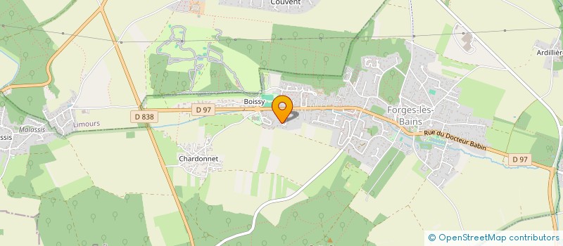 localisation de l'entreprise SCI DU CHATEAU  FORGES-LES-BAINS