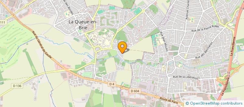 localisation de l'entreprise SCI DU CHATEAU  LA QUEUE-EN-BRIE