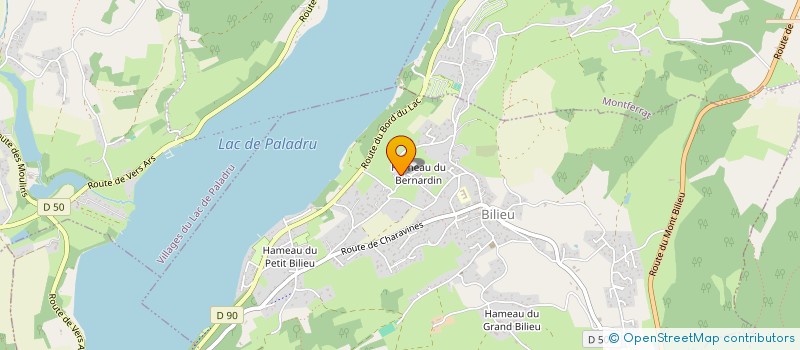 localisation de l'entreprise SCI DU CHATEAU  CHARAVINES