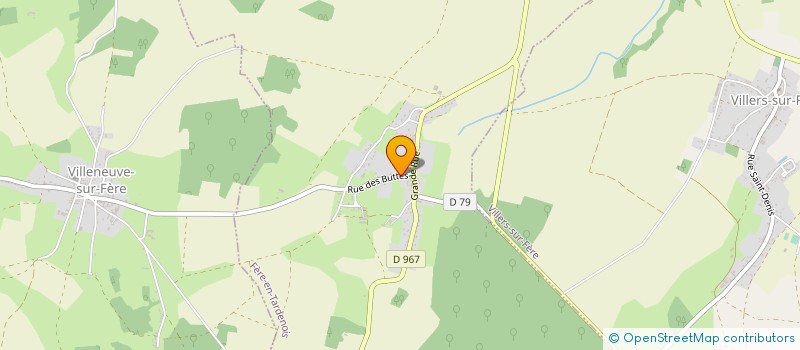 localisation de l'entreprise SCI DU CHATEAU  FERE-EN-TARDENOIS