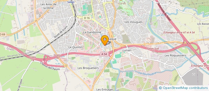 localisation de l'entreprise SCI DU CHATEAU  SALON-DE-PROVENCE