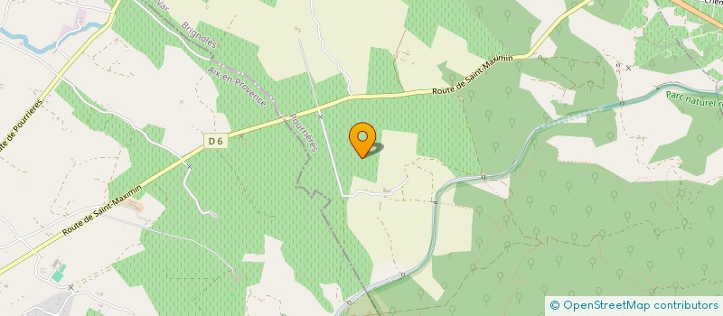 localisation de l'entreprise SCI DU CHATEAU  POURRIERES