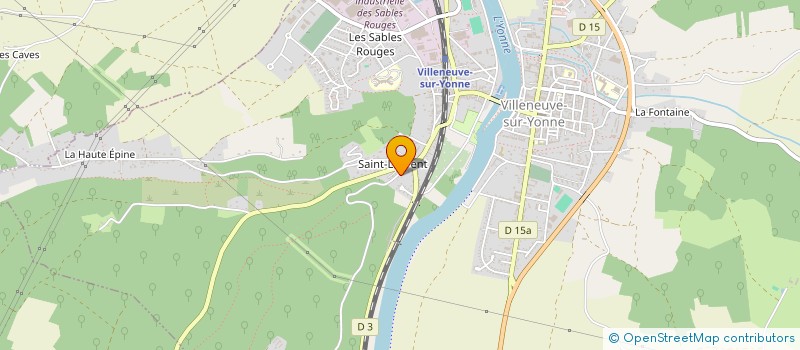 localisation de l'entreprise SCI DU CHATEAU  VILLENEUVE-SUR-YONNE