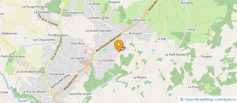 localisation de l'entreprise SCI DU CHATEAU  ROCHECHOUART