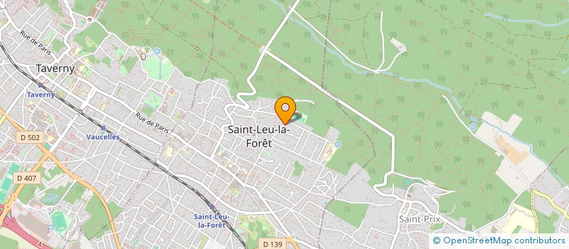 localisation de l'entreprise SCI DU CHATEAU  SAINT-LEU-LA-FORET