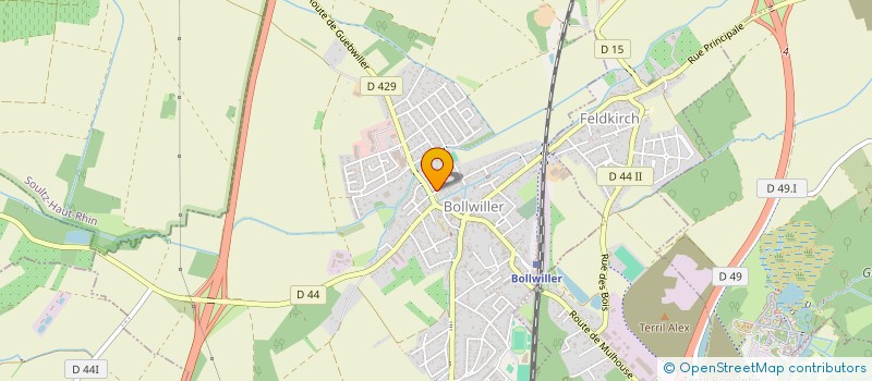 localisation de l'entreprise SCI DU CHATEAU  BOLLWILLER