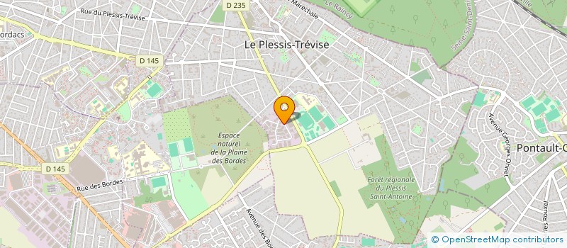 localisation de l'entreprise SCI DU CHATEAU  LE PLESSIS-TREVISE