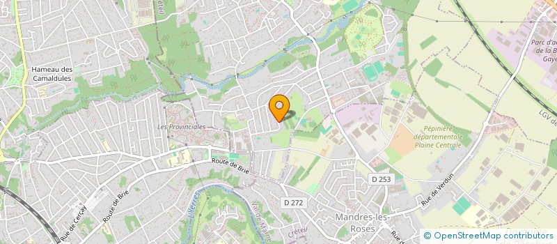 localisation de l'entreprise SCI DU CHATEAU  VILLECRESNES