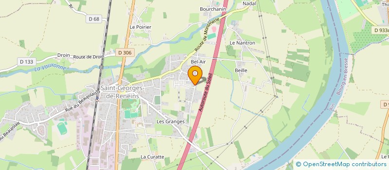 localisation de l'entreprise SCI DU CHATEAU  SAINT-GEORGES-DE-RENEINS