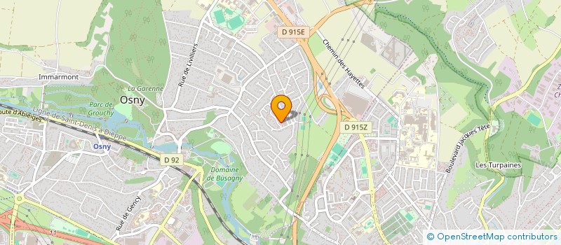 localisation de l'entreprise SCI DU CHATEAU  OSNY