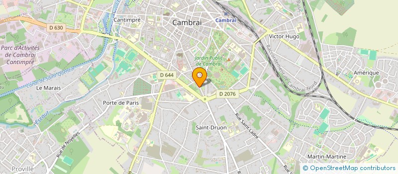 localisation de l'entreprise SCI DU CHATEAU à CAMBRAI