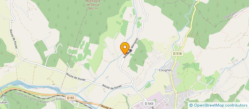 localisation de l'entreprise SCI DU CHATEAU  DIE