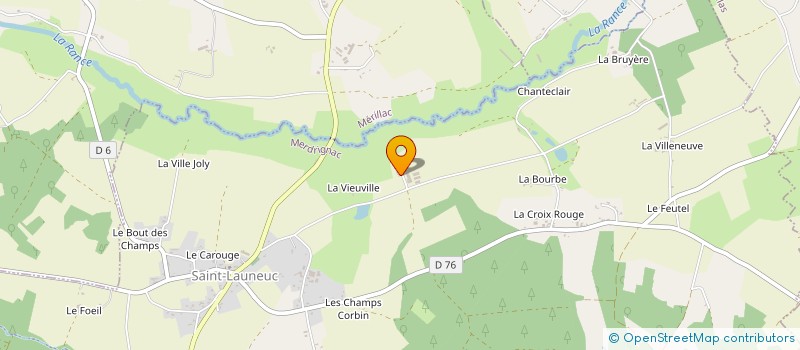 localisation de l'entreprise SCI DU CHATEAU  SAINT-LAUNEUC