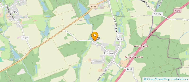 localisation de l'entreprise SCI DU CHATEAU à ANGEOT