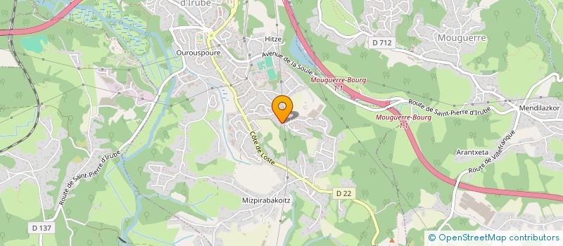 localisation de l'entreprise SCI DU CHATEAU  SAINT-PIERRE-D'IRUBE