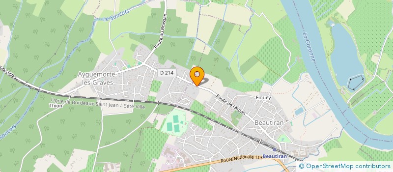 localisation de l'entreprise SCI DU CHATEAU BEL AIR CABANEY  BEAUTIRAN