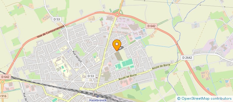 localisation de l'entreprise SCI DU CHATEAU BLANC  HAZEBROUCK