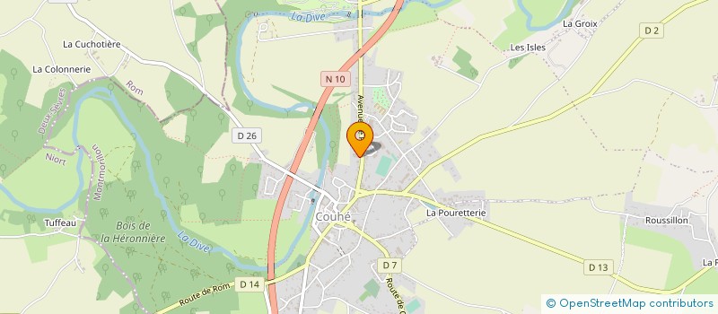 localisation de l'entreprise SCI DU CHATEAU D EAU  VALENCE-EN-POITOU