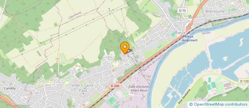 localisation de l'entreprise SCI DU CHATEAU D'EAU  VILLERS ST PAUL