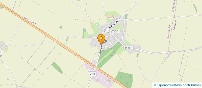 localisation de l'entreprise SCI DU CHATEAU D'EAU  LE QUESNEL