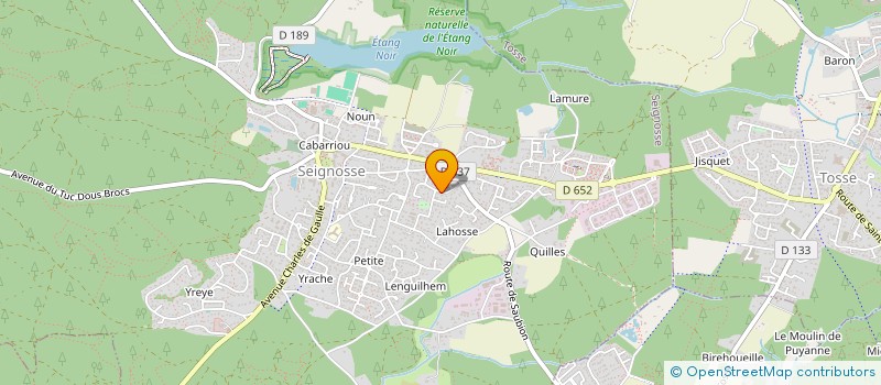 localisation de l'entreprise SCI DU CHATEAU D EAU  SEIGNOSSE