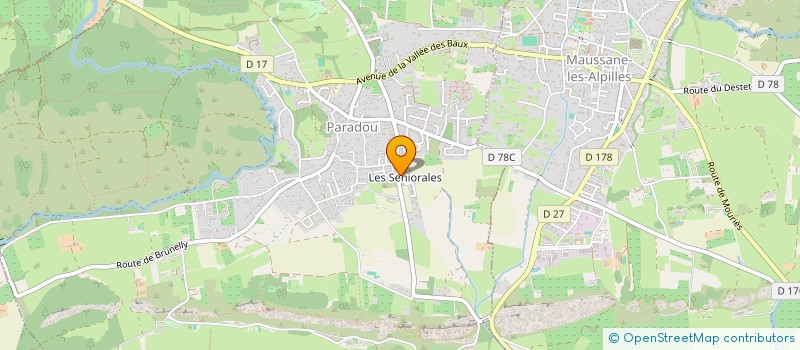 localisation de l'entreprise SCI DU CHATEAU D EAU  PARADOU