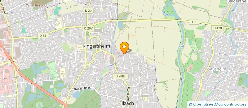 localisation de l'entreprise SCI DU CHATEAU D'EAU  ILLZACH