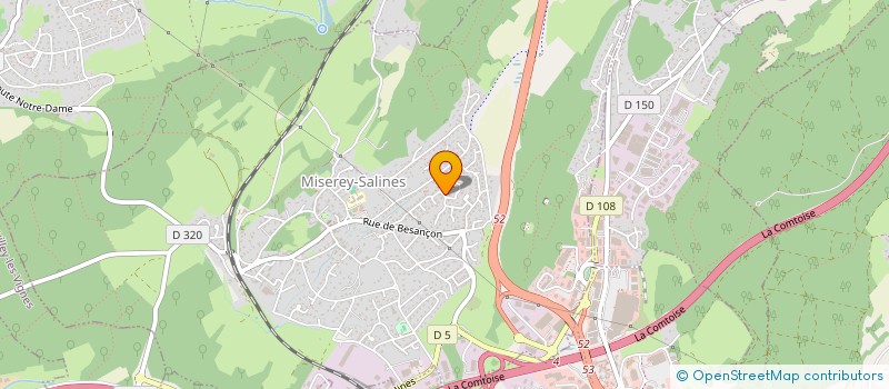 localisation de l'entreprise SCI DU CHATEAU D EAU  MISEREY-SALINES