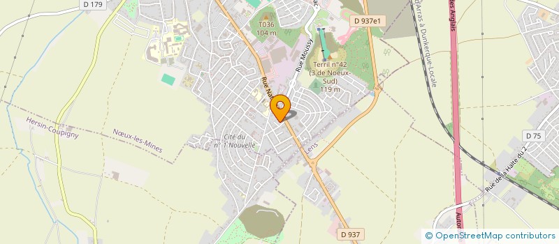 localisation de l'entreprise SCI DU CHATEAU D'EAU  NUX-LES-MINES