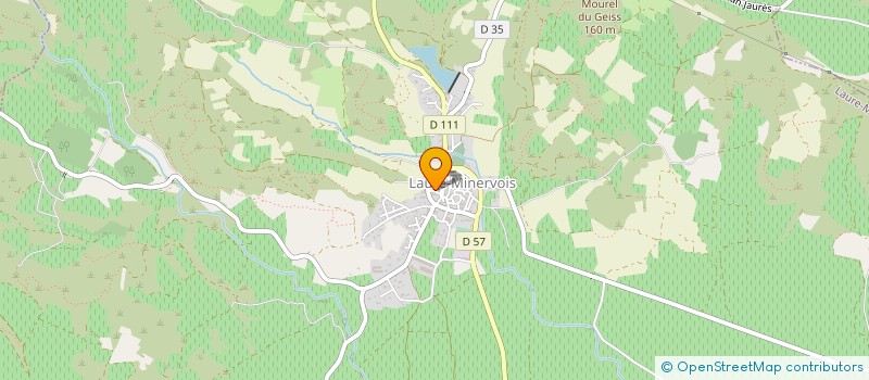 localisation de l'entreprise SCI DU CHATEAU D'EAU  LAURE-MINERVOIS