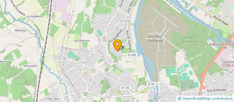 localisation de l'entreprise SCI DU CHATEAU D'EAU à FLEAC