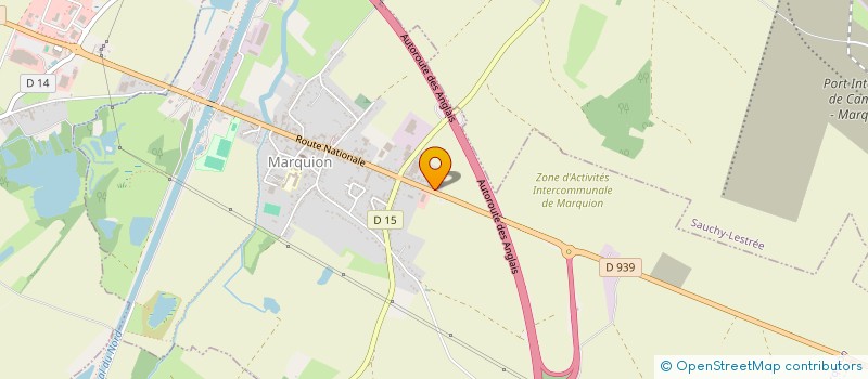 localisation de l'entreprise SCI DU CHATEAU D'EAU  MARQUION