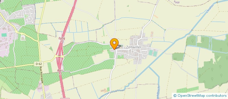 localisation de l'entreprise SCI DU CHATEAU D'EAU  ZELLWILLER