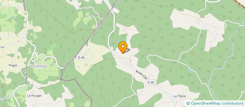 localisation de l'entreprise SCI DU CHATEAU D'EAU  FRAYSSINET-LE-GELAT