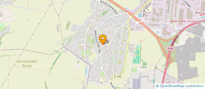 localisation de l'entreprise SCI DU CHATEAU D'EAU à CORBAS