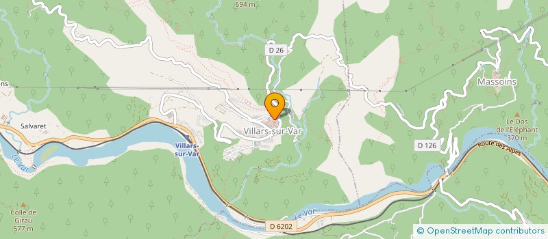 localisation de l'entreprise SCI DU CHATEAU D'ESPERON  VILLARS-SUR-VAR