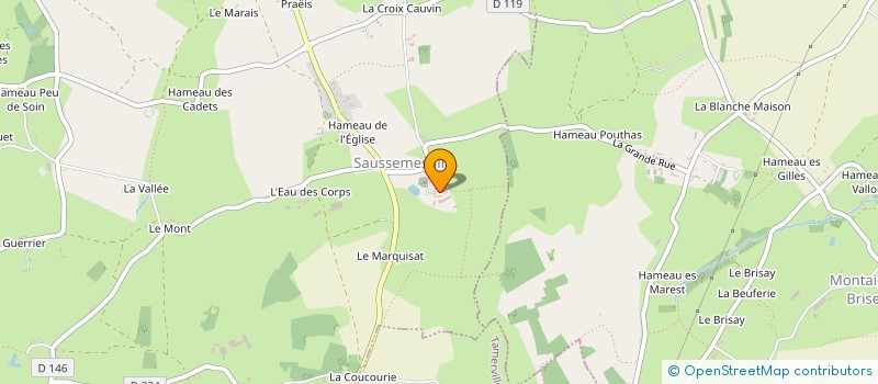 localisation de l'entreprise SCI DU CHATEAU D'HEMEVEZ  HEMEVEZ