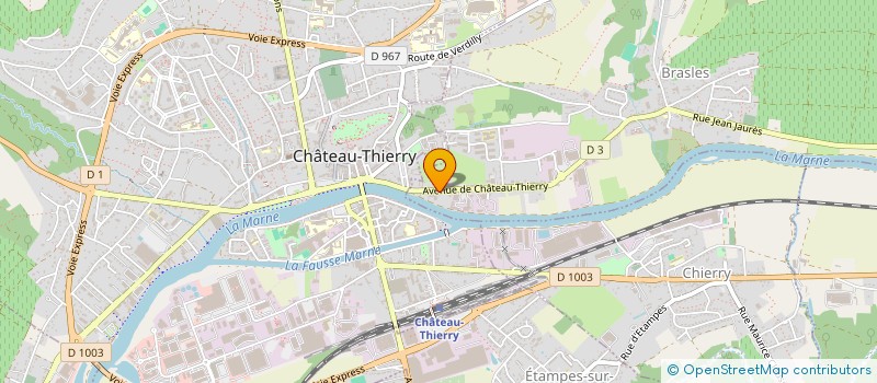 localisation de l'entreprise SCI DU CHATEAU D'ICARE  BRASLES